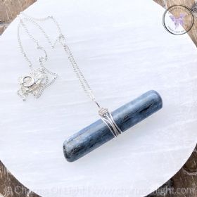 Blue Kyanite Stick Pendant